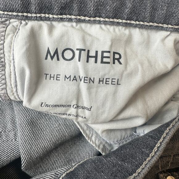Mother the Maven Heel Jeans in Uncommon Ground/gray wash, size 34, - Picture 9 of 10